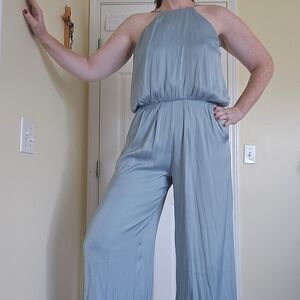 Deluc Laubser Powder Blue Jumpsuit Sz Small